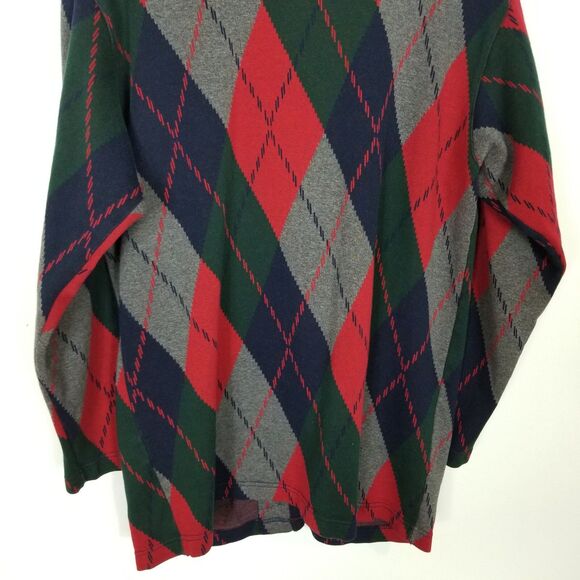 VTG Talbots Women Diamond Button Up Cardigan Sweater Sz M Gold Buttons Classy - Picture 7 of 8